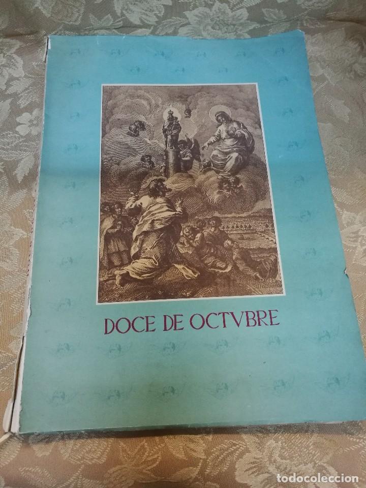 Coleccionismo de Revistas y Peri&oacute;dicos: Revista anual Doce de octubre 1951 n&ordm; 10 - Dedicada a la virgen del Pilar