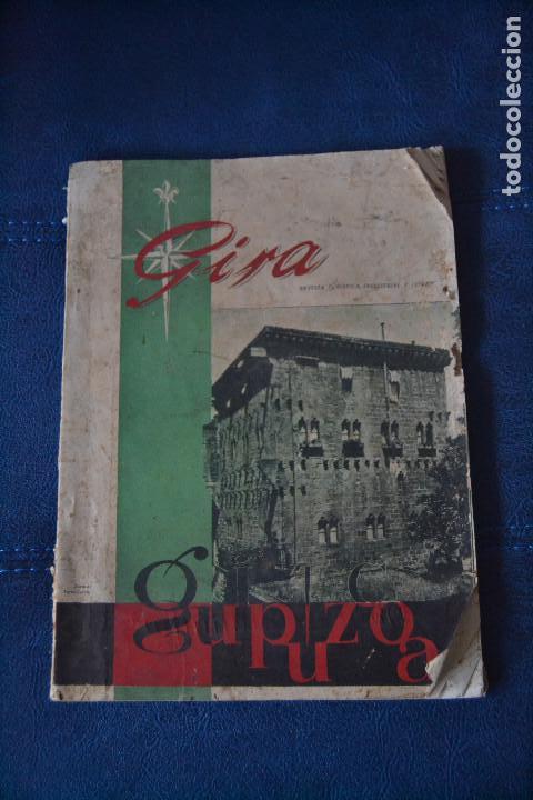 Coleccionismo de revistas y peri&oacute;dicos: GIRA- REVISTA TURISTICA DE GUIPUZCOA DE 1962