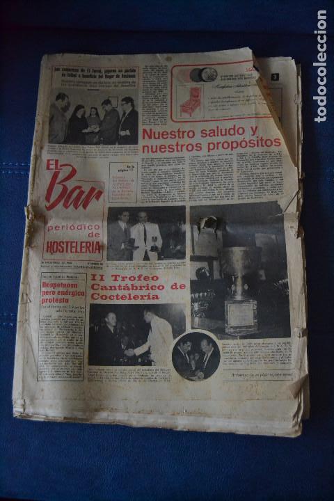 Coleccionismo de revistas y peri&oacute;dicos: PERIODICO EL BAR DE 1968