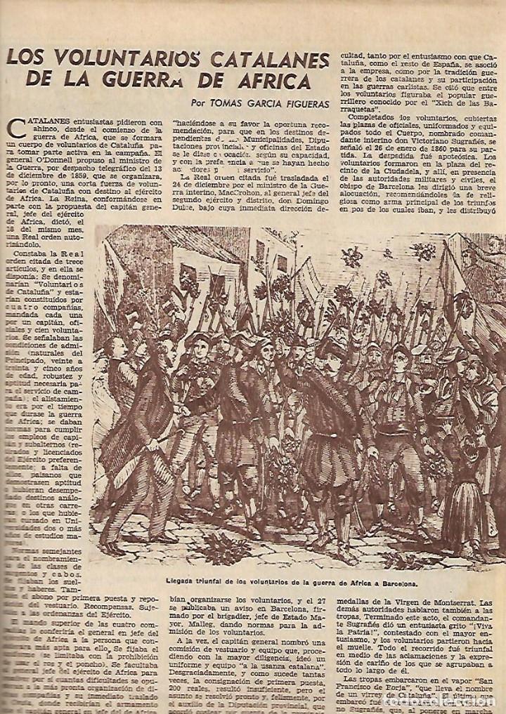 Collection Magazines and Newspapers: A&Ntilde;O 1960 DISTURBIO SUCESOS DE ARGEL VOLUNTARIOS CATALANES GUERRA AFRICA SUGRA&Ntilde;ES PRIM BATALLA TETUAN