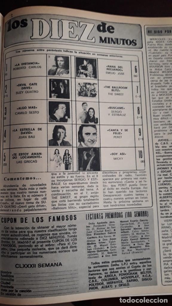 Coleccionismo de Revistas y Peri&oacute;dicos: ROBERTO CARLOS LAS GRECAS EMILIO JOSE PERET SUZY QUATRO CAMILO SESTO JUAN BAU MICKY THE SWEETS