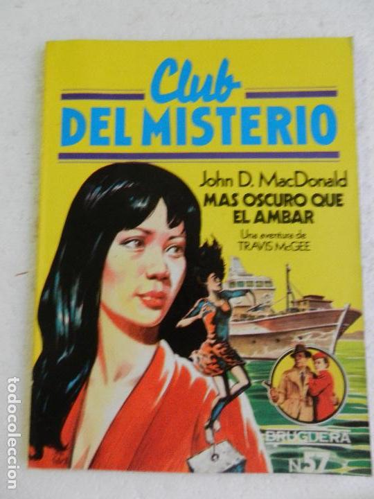 Coleccionismo de Revistas y Peri&oacute;dicos: CLUB DEL MISTERIO  BRUGUERA N&ordm; 57 MAS OSCURO QUE EL AMBAR