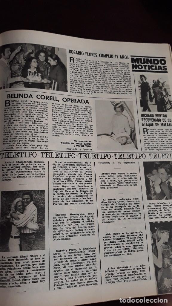 Coleccionismo de Revistas y Peri&oacute;dicos: romy schneider ROSARIO LOLA LOLITA FLORES BURT REYNOLDS DINAH SHORE BELINDA CORELL