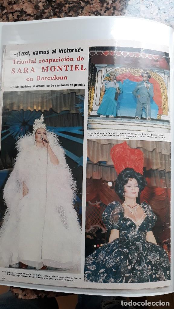 Coleccionismo de revistas y peri&oacute;dicos: SARA MONTIEL PACO MORAN PEDRO RUIZ TAXI LLEVEME AL VICTORIA