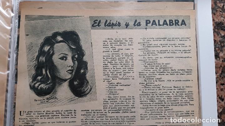 Coleccionismo de revistas y peri&oacute;dicos: SARA MONTIEL