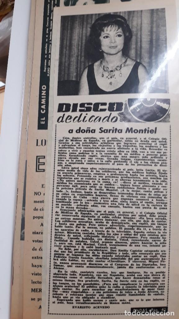 Coleccionismo de revistas y peri&oacute;dicos: SARA MONTIEL