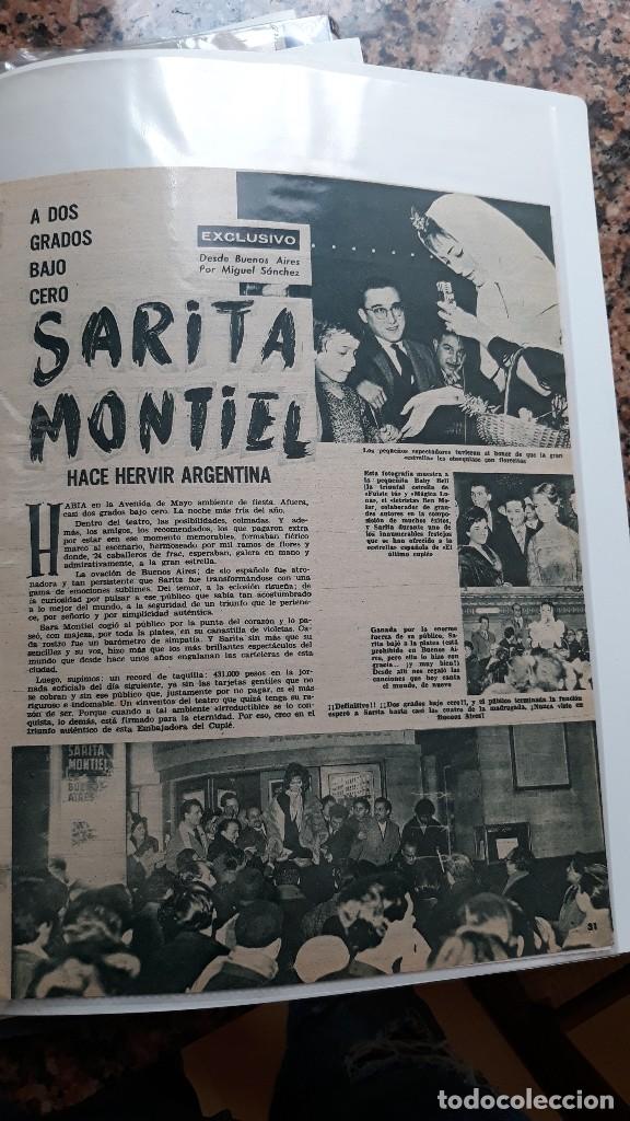 Coleccionismo de revistas y peri&oacute;dicos: SARA MONTIEL