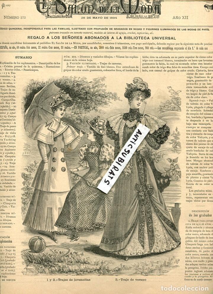 revista año 1894 la moda española del siglo xix - Compra venta en  todocoleccion