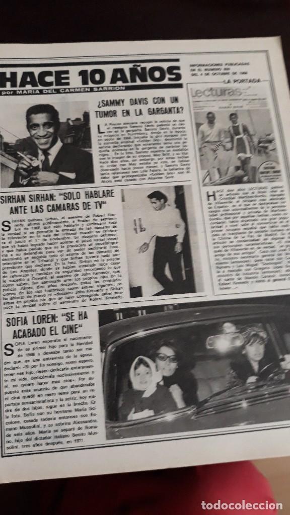 Coleccionismo de Revistas y Peri&oacute;dicos: SAMMY DAVIS JR SIRHAN SIRHAN SOFIA LOREN