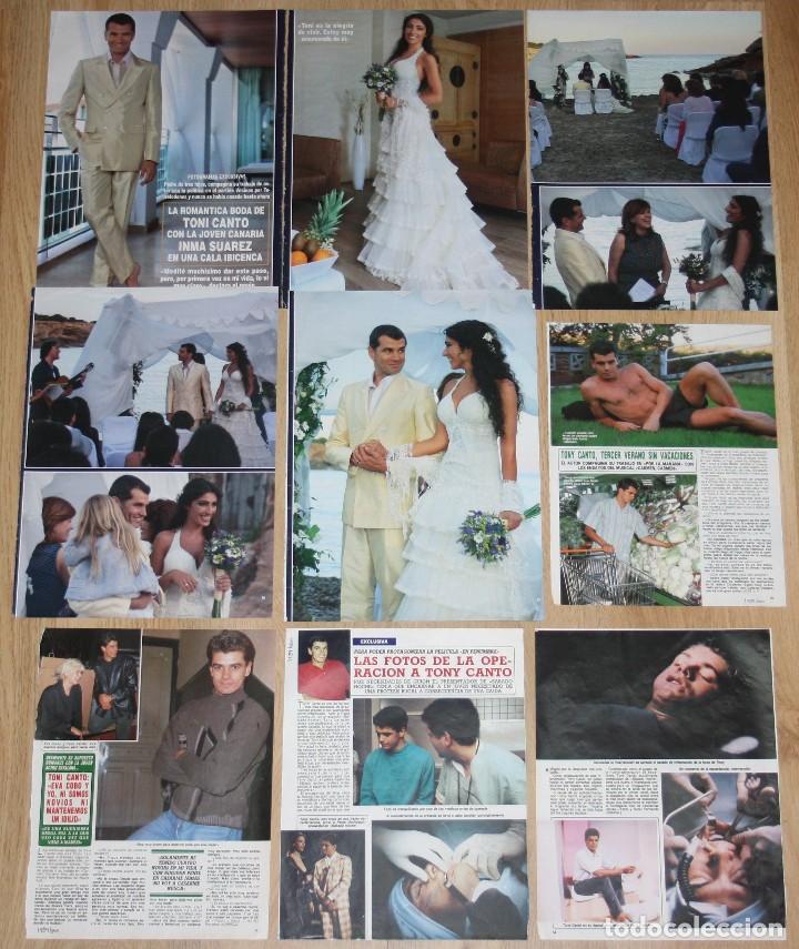 Collezionismo di Riviste e Giornali: TONI CANTO lote prensa 1980s/00s fotos clippings actor pdyd ciudadanos tony