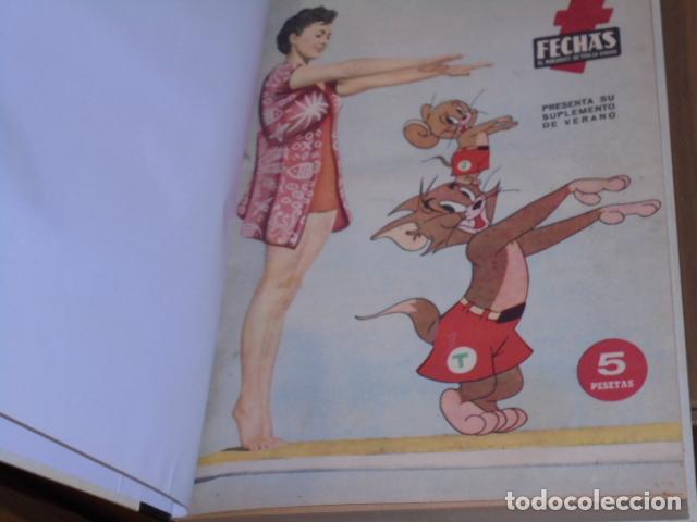 Coleccionismo de Revistas y Peri&oacute;dicos: TOMO ENCUADERNADO DE 4 REVISTAS  7 FLECHAS EL PERIODICO DE TODA LA SEMANA