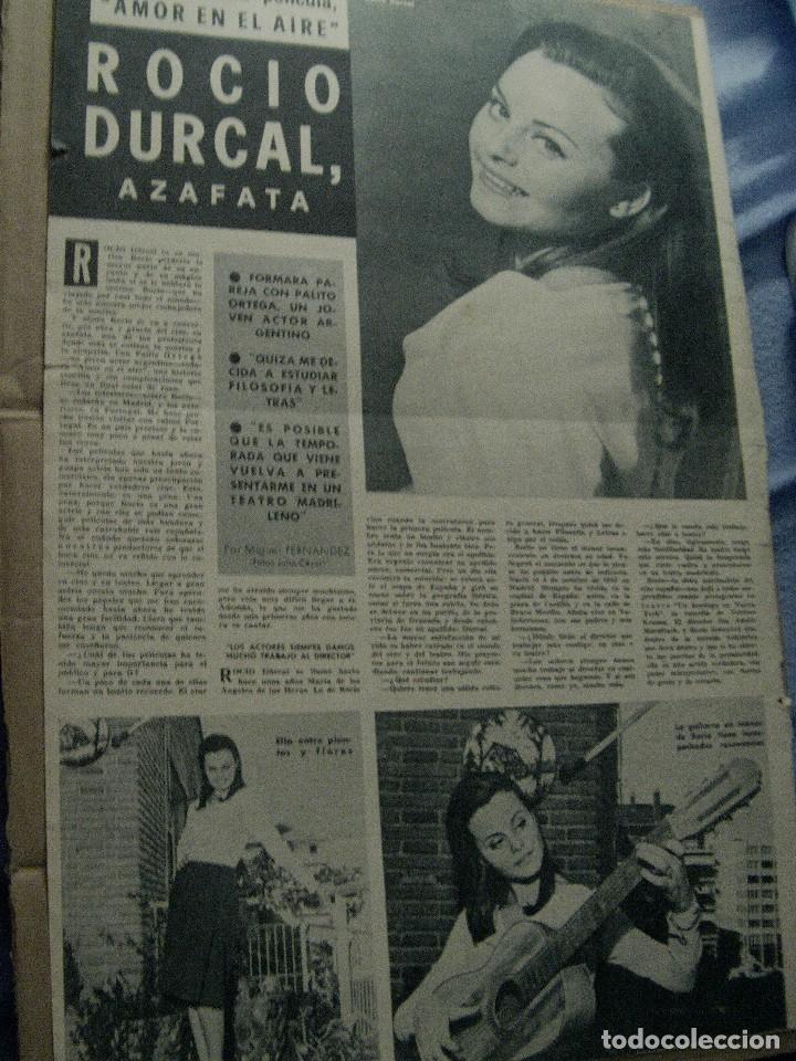 Coleccionismo de Revistas y Peri&oacute;dicos: ROC&Iacute;O D&Uacute;RCAL RECORTE REVISTA D&Iacute;GAME 1967