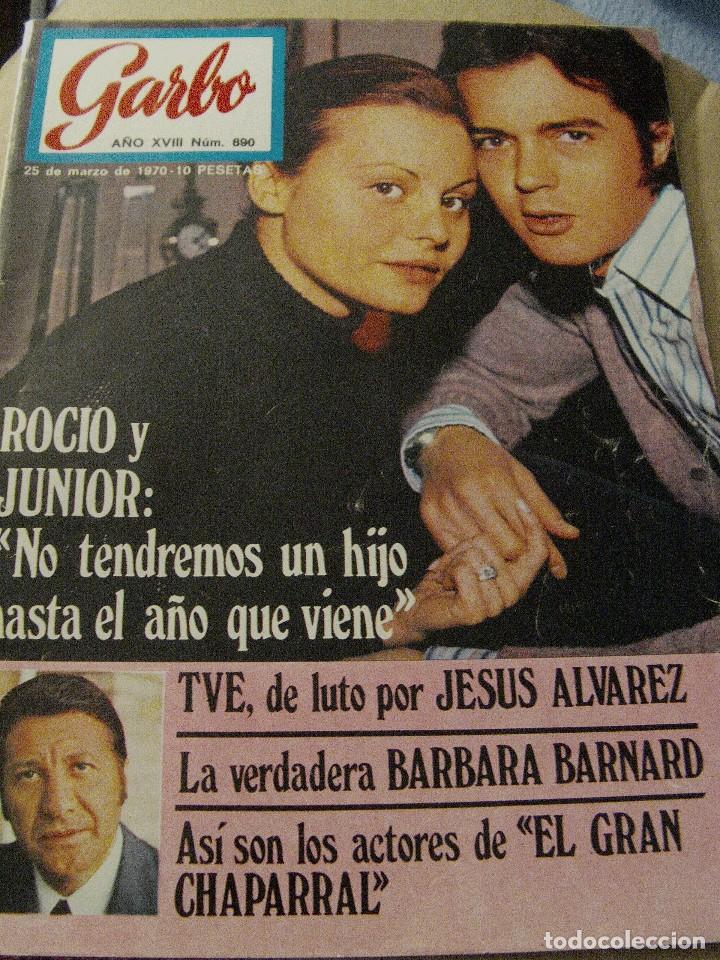 Coleccionismo de Revistas y Peri&oacute;dicos: REVISTA GARBO  1970 ROC&Iacute;O D&Uacute;RCAL JUNIOR