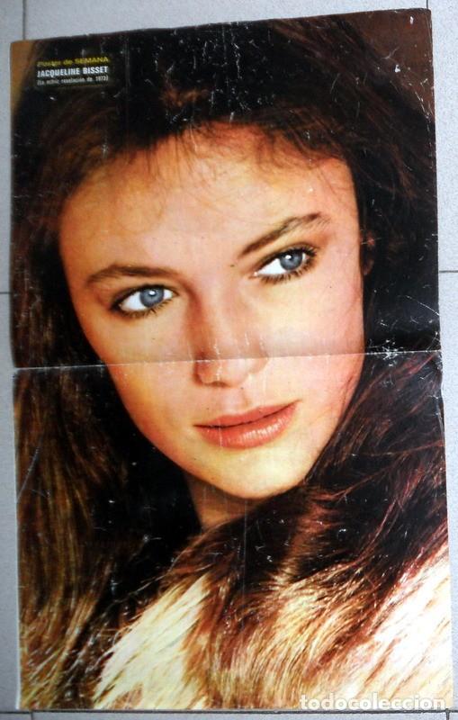 Coleccionismo de Revistas y Peri&oacute;dicos: POSTER ANTIGUO REVISTA SEMANA. JACQUELINE BISSET ACTRIZ REVELACION A&ntilde;o 1973 - A&ntilde;os 70