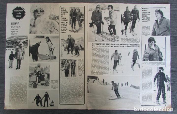 Coleccionismo de Revistas y Peri&oacute;dicos: RECORTE SEMANA 1822 1975 SOFIA LOREN EN MEG&Egrave;VE