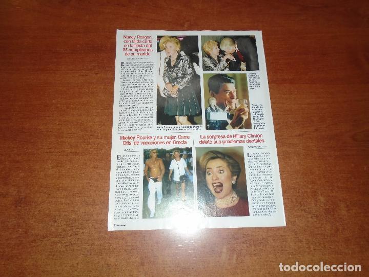 Collectionnisme de Revues et Journaux: RETAL REVISTA 1996: NANCY REAGAN. MICKEY ROURKE. CARRE OTIS. HILLARY CLINTON.