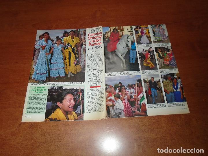 Coleccionismo de Revistas y Peri&oacute;dicos: ART&Iacute;CULO PRENSA A&Ntilde;O 1994: CARMINA ORDO&Ntilde;EZ E ISABEL PANTOJA EN EL ROC&Iacute;O