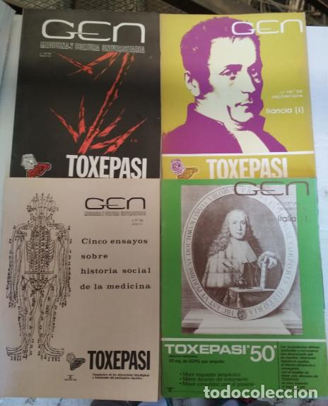 Coleccionismo de Revistas y Peri&oacute;dicos: LOTE DE 4 REVISTAS VINTAGE GEN MEDICINA Y CULTURA UNIVERSITARIA TOXEPASI 10 11 15 17 1974
