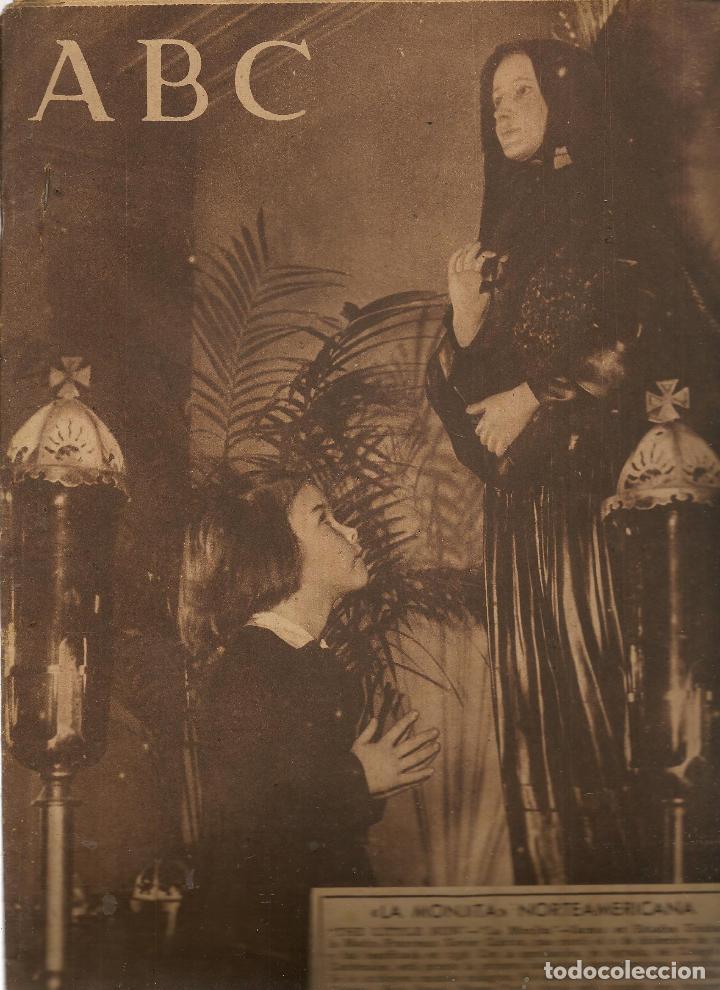 Coleccionismo de revistas y peri&oacute;dicos: ABC. &uml;LA MONJITA &uml; NORTEAMERICANA. DOMINGO 21 ABRIL 1946. (ST/RV)