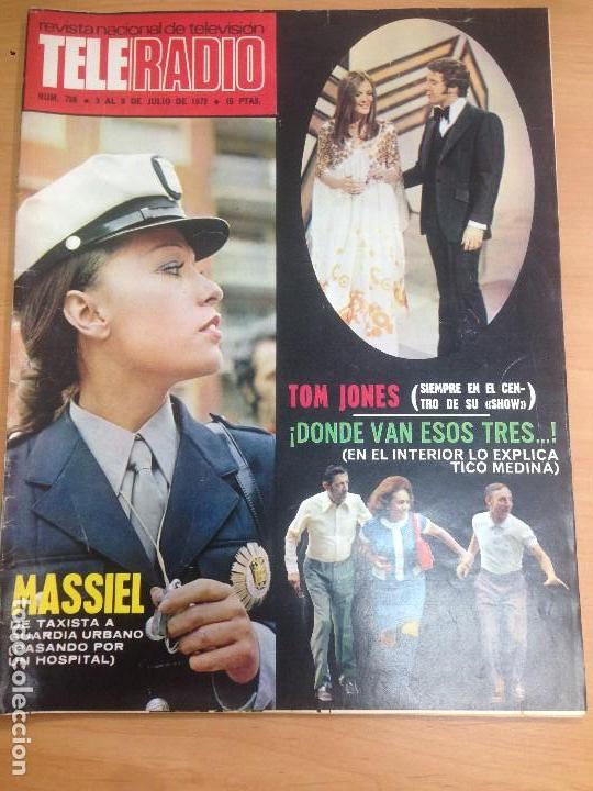 Colecionismo de Revistas e Jornais: REVISTA TELERADIO N&ordm;758 JULIO 1972