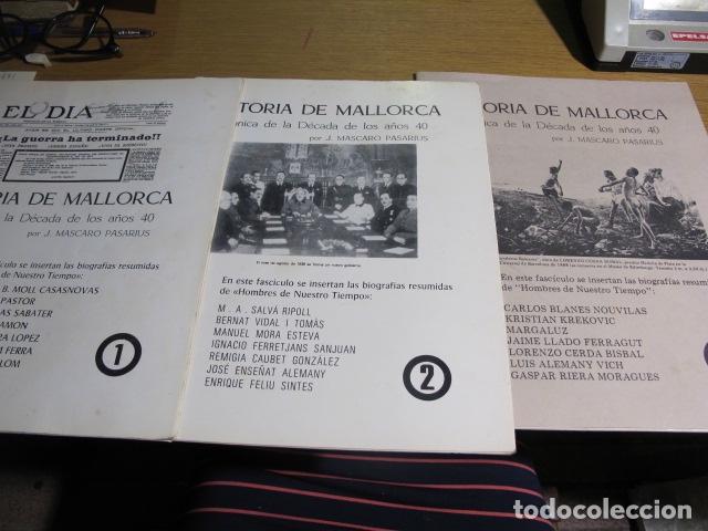 Coleccionismo de Revistas y Peri&oacute;dicos: Historia de Mallorca. Cr&oacute;nica de los a&ntilde;os 40. Por J. Mascar&oacute; Pasarius. Revistas 1, 2 y 3