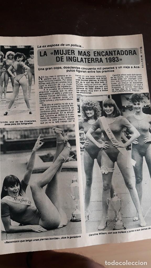 Collection Magazines and Newspapers: miss lovely legs 1983 caroline wilson