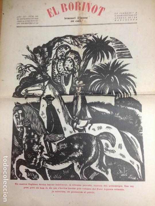 Colecionismo de Revistas e Jornais: REVISTA SETMANARI EL BORINOT 1925 N&ordm; 105