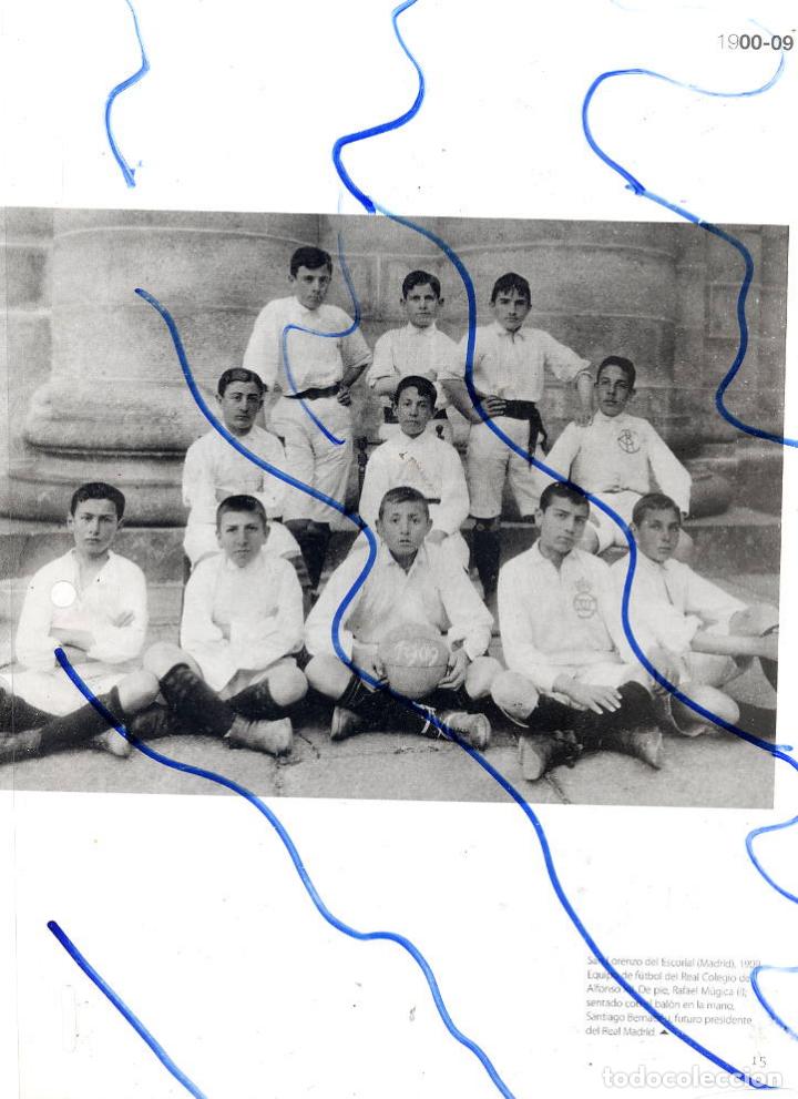 Collectionnisme de Revues et Journaux: FUTBOL 1909 REAL COLEGIO DE ALFONSO XII  HOJA LIBRO
