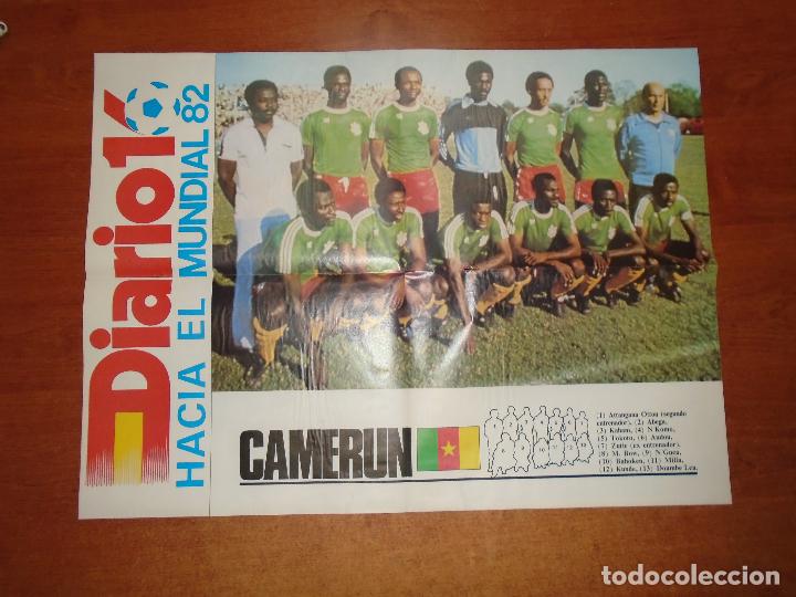 Coleccionismo de revistas y peri&oacute;dicos: POSTER EN PRENSA 1982, CAMPEONATO MUNDIAL DE FUTBOL. CAMER&Uacute;N.