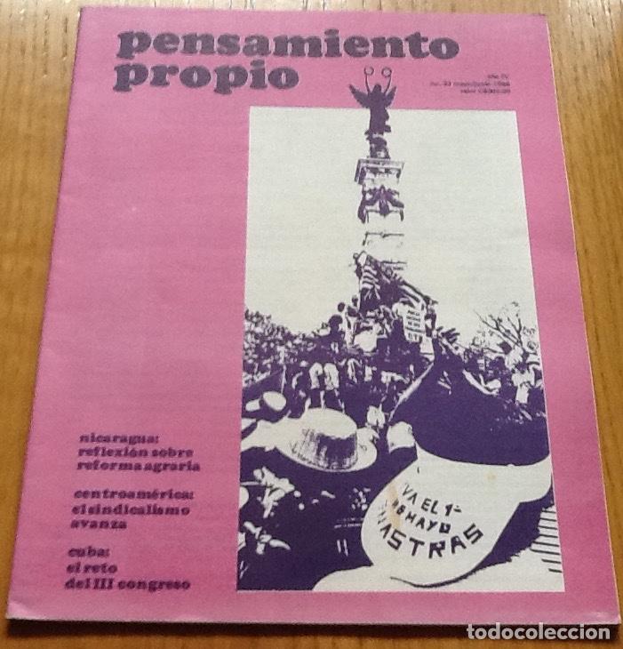 Coleccionismo de revistas y peri&oacute;dicos: Revista Pensamiento Propio, n&uacute;mero 33, 1986. CRES, Nicaragua.