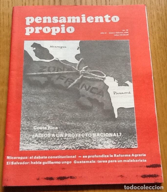 Coleccionismo de revistas y peri&oacute;dicos: Revista Pensamiento Propio, n&uacute;mero 30, 1986. CRES, Nicaragua.