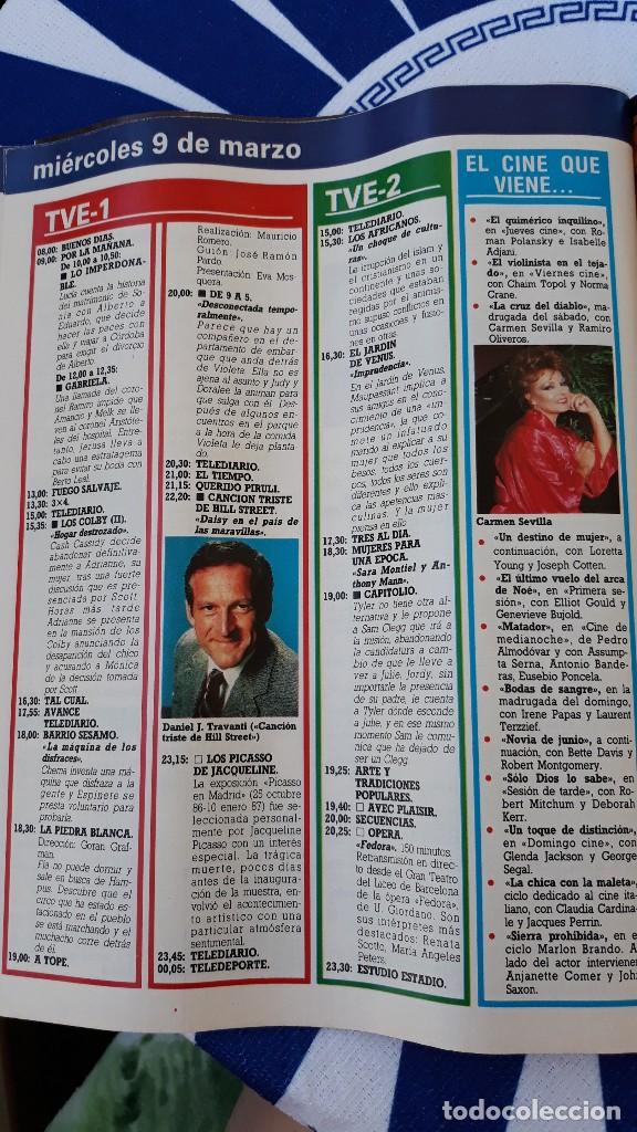 Coleccionismo de Revistas y Peri&oacute;dicos: daniel j travanti cancion triste de hill street carmen sevilla