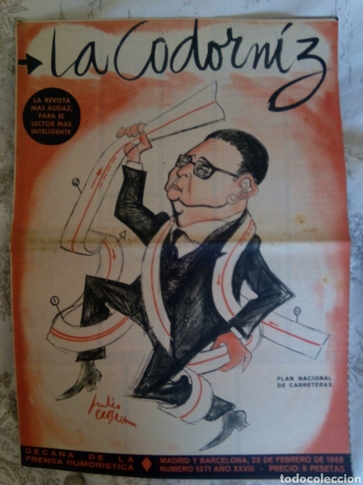 Coleccionismo de Revistas y Peri&oacute;dicos: La Codorniz. N. 1371. 25 feb. 1968
