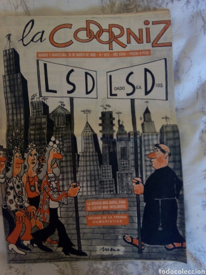 Coleccionismo de Revistas y Peri&oacute;dicos: La Codorniz. N. 1373. 10 marzo 1968