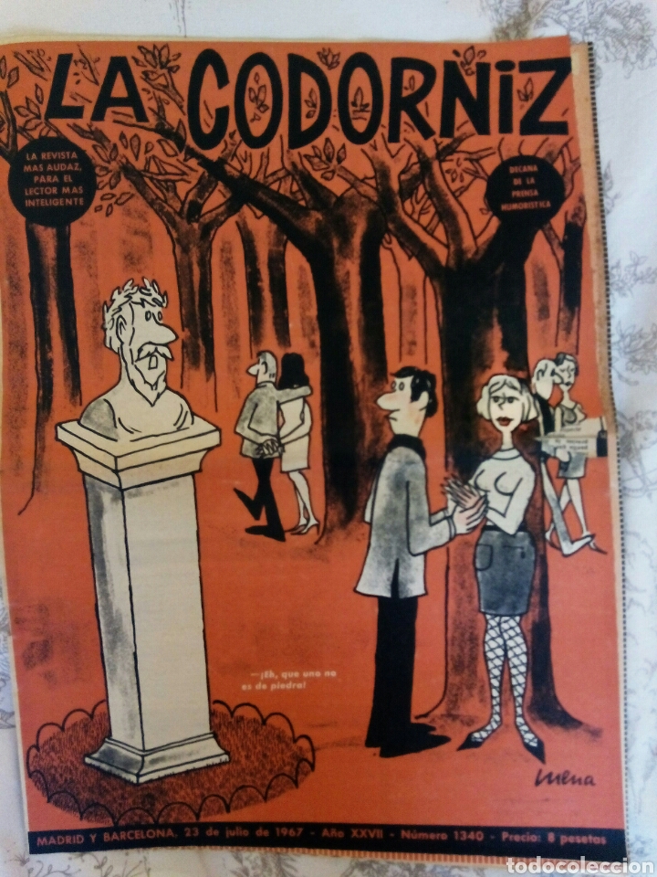 Coleccionismo de Revistas y Peri&oacute;dicos: La Codorniz. N. 1340. 23 julio 1967