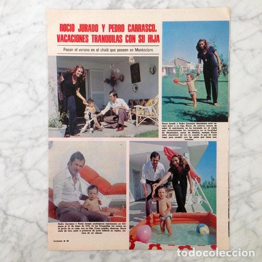 Coleccionismo de Revistas y Peri&oacute;dicos: REPORTAJE - ROCIO JURADO Y PEDRO CARRASCO CON SU HIJA - 1978