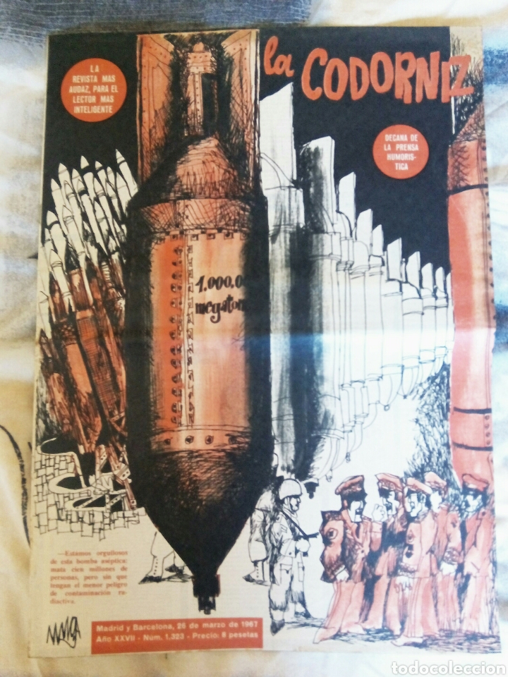 Coleccionismo de Revistas y Peri&oacute;dicos: La Codorniz. N. 1323. 26 marzo 1967