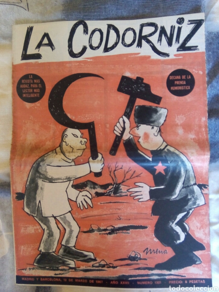 Coleccionismo de Revistas y Peri&oacute;dicos: La Codorniz. N. 1321. 12 marzo 1967