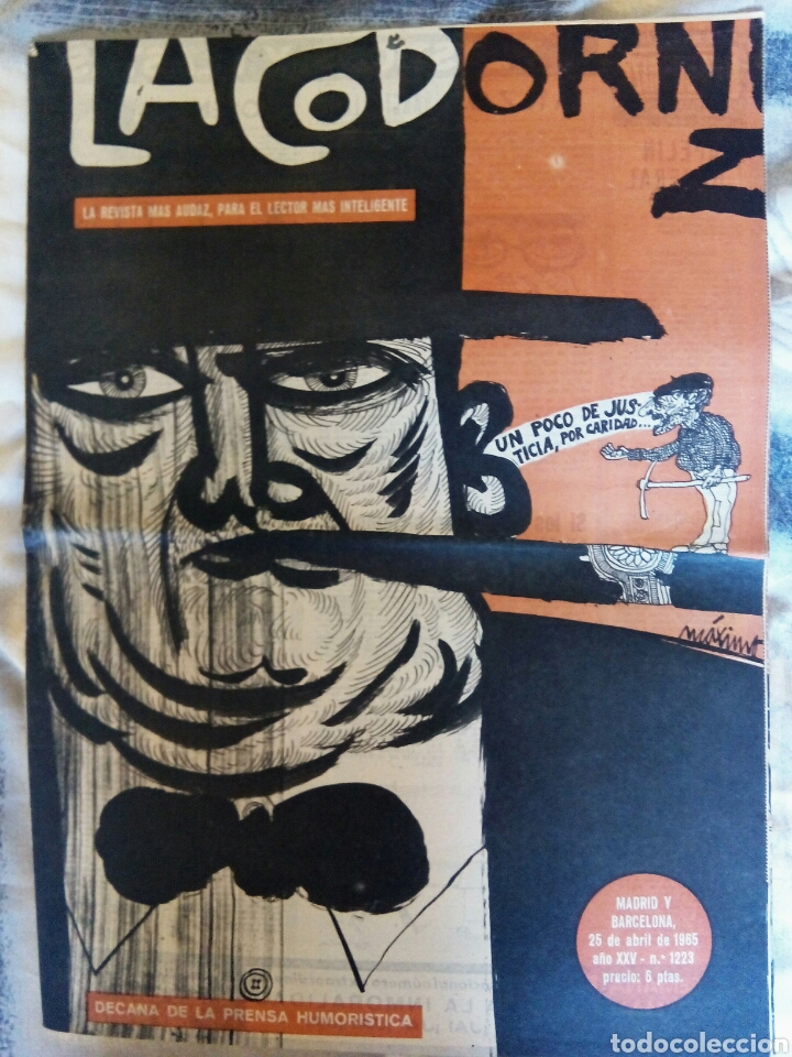 Coleccionismo de Revistas y Peri&oacute;dicos: La Codorniz. N. 1223. 25 abril 1965
