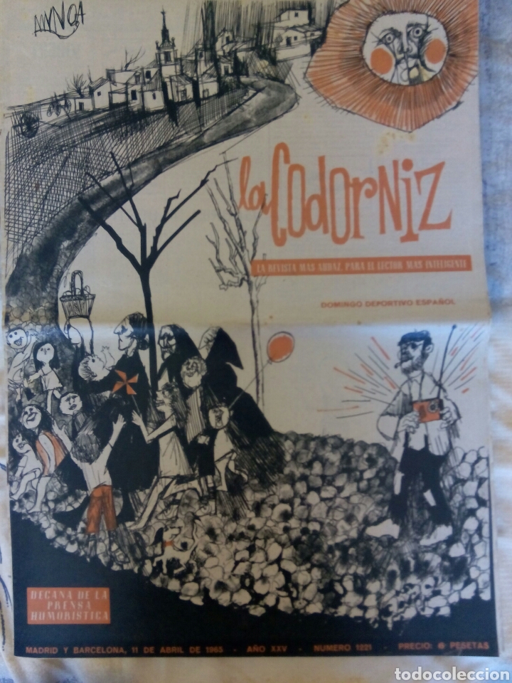 Coleccionismo de Revistas y Peri&oacute;dicos: La Codorniz. N. 1221. 11 abril 1965