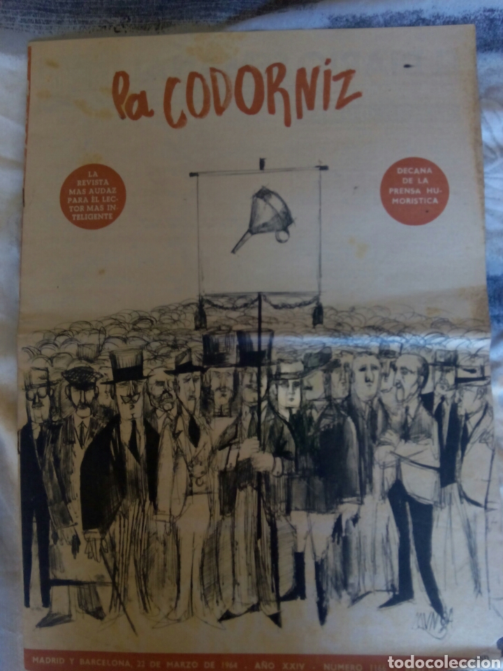 Coleccionismo de Revistas y Peri&oacute;dicos: La Codorniz. N. 1166. 22 marzo 1964