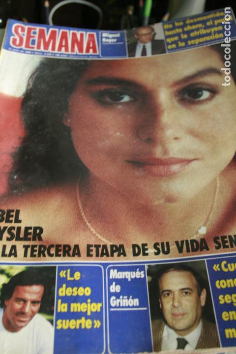 Coleccionismo de Revistas y Peri&oacute;dicos: ISABEL PREYSLER UN DOS TRES NORMA DUVAL EQUIPO A MISS UNIVERSO ESTEFANIA DE MONACO 1985