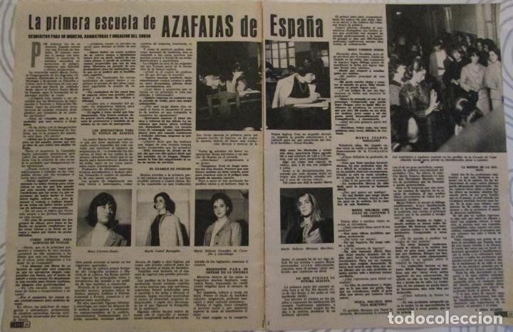 Coleccionismo de Revistas y Peri&oacute;dicos: RECORTE REVISTA SEMANA N&ordm; 1291 1964. LA PRIMERA ESCUELA DE AZAFATAS DE ESPA&Ntilde;A. CASTILLO DE CUELLAR