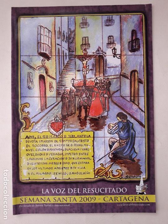 Coleccionismo de Revistas y Peri&oacute;dicos: Revista. LA VOZ DEL RESUCITADO. Semana Santa 2009. Cartagena.