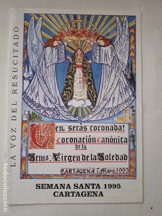 Coleccionismo de Revistas y Peri&oacute;dicos: Revista. LA VOZ DEL RESUCITADO. Semana Santa 1995. Cartagena.