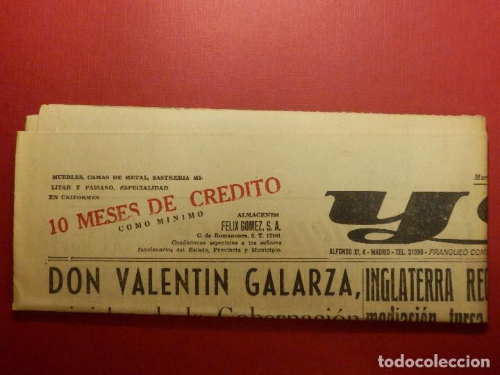 Collezionismo di Riviste e Giornali: Antiguo Periodico - Diario Ya - 6 de Mayo a&ntilde;o 1941 - N&uacute;m - N&ordm; 654 - Inglaterra en Irak - Hip&oacute;dromo