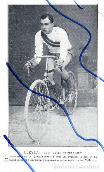 Coleccionismo de Revistas y Peri&oacute;dicos: CICLISMO 1914  PERAFORT - TARRAGONA  EMILI VALLS  RETAL HOJA REVISTA