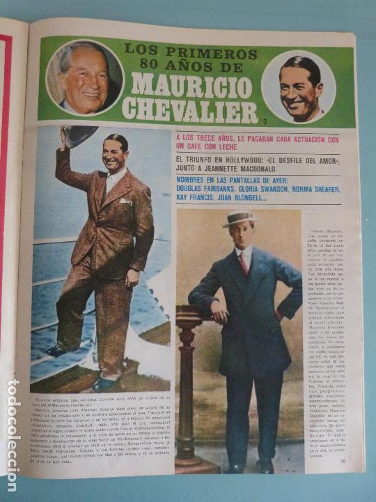 Coleccionismo de Revistas y Peri&oacute;dicos: RECORTE REPORTAJE CLIPPING DE MAURICIO CHEVALIER REVISTA SEMANA N&ordm; 1499 PAG. 35-37