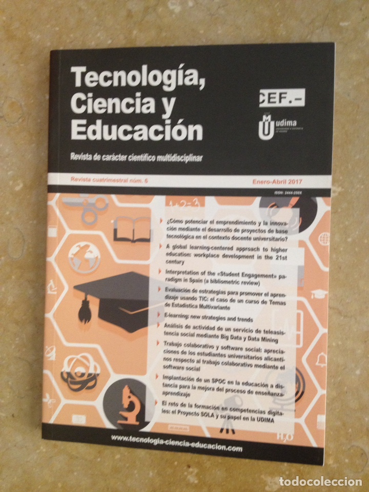 Collezionismo di Riviste e Giornali: Tecnolog&iacute;a, ciencia y educaci&oacute;n. Revista de car&aacute;cter cient&iacute;fico multidisciplinar (Enero-Abril 2018)