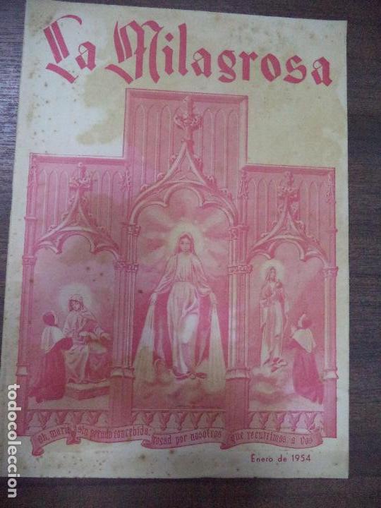 Coleccionismo de Revistas y Peri&oacute;dicos: REVISTA LA MILAGROSA. A&Ntilde;O XL. ENERO 1954. N&ordm; 437. R. P. VICENTE FRANCO, C. M. LEER.